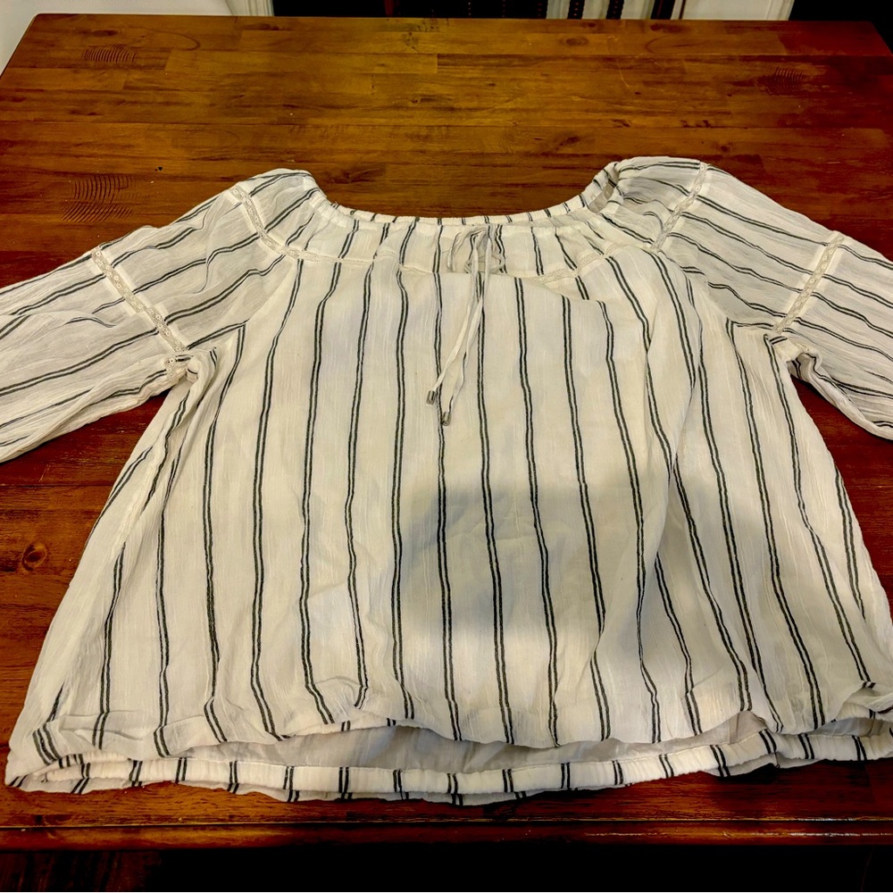 Lauren Ralph Lauren peasant blouse